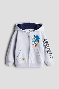 Printed Hooded Jacket