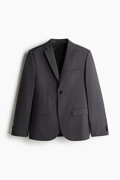 Slim Fit Single-Breasted Jacket