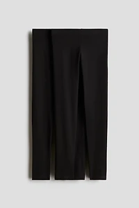 Lot de 2 leggings en coton