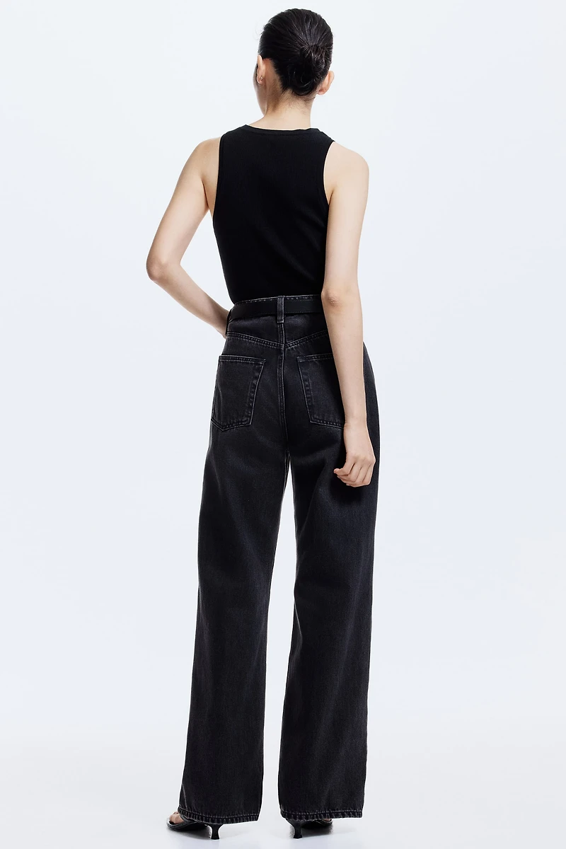 Wide High Jeans