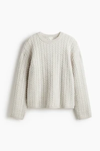 Cable-Knit Sweater