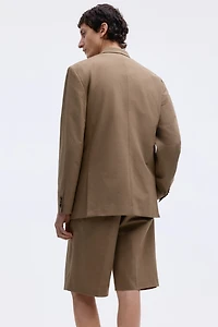 Relaxed-Fit Double-Breasted Jacket