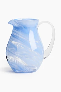 Patterned Glass Pitcher