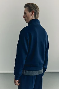 Loose-Fit Scuba Track Jacket