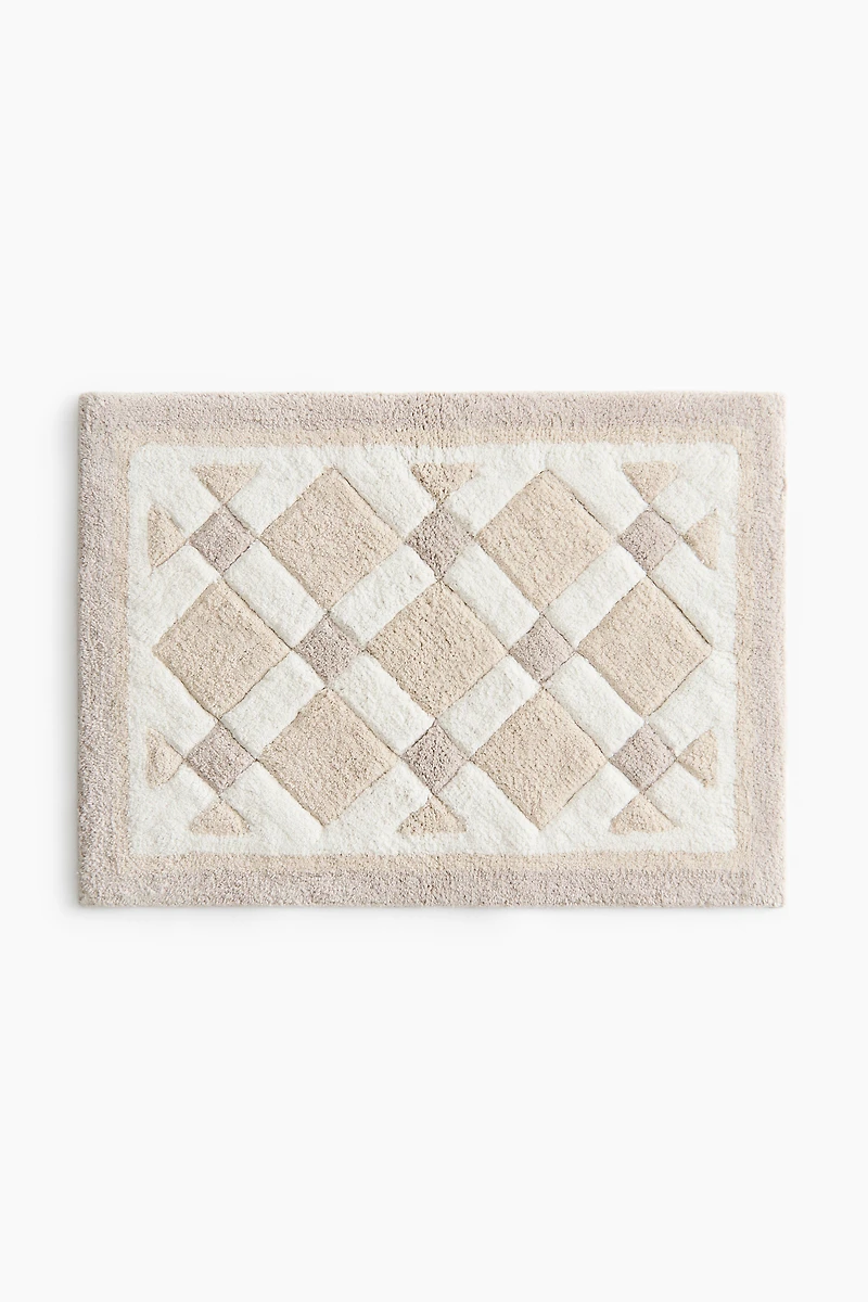 Tufted Cotton Bath Mat