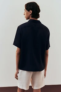 Regular-Fit Linen Resort Shirt