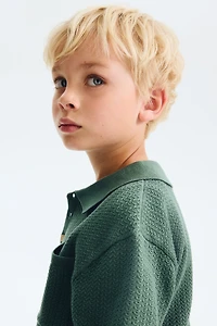 Polo en tricot de coton