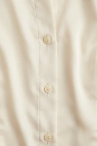 Fitted Satin Shirt