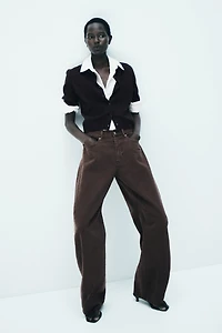 Barrel Regular Waist Jeans