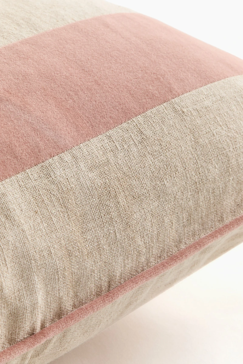 Linen-Blend Cushion Cover