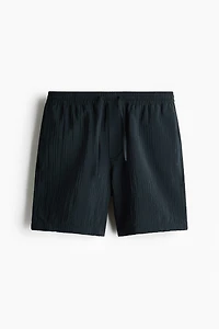 Relaxed-Fit Textured Shorts