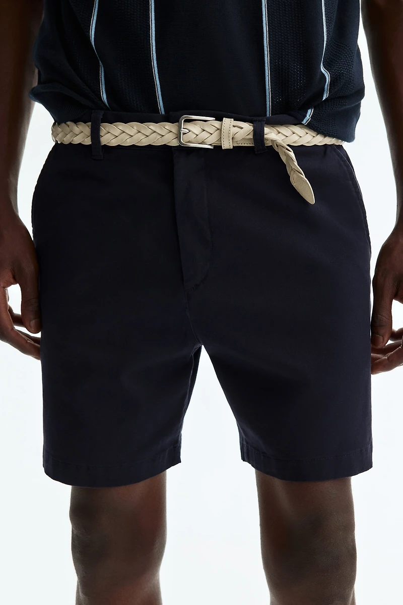 Regular-Fit Cotton Chino Shorts