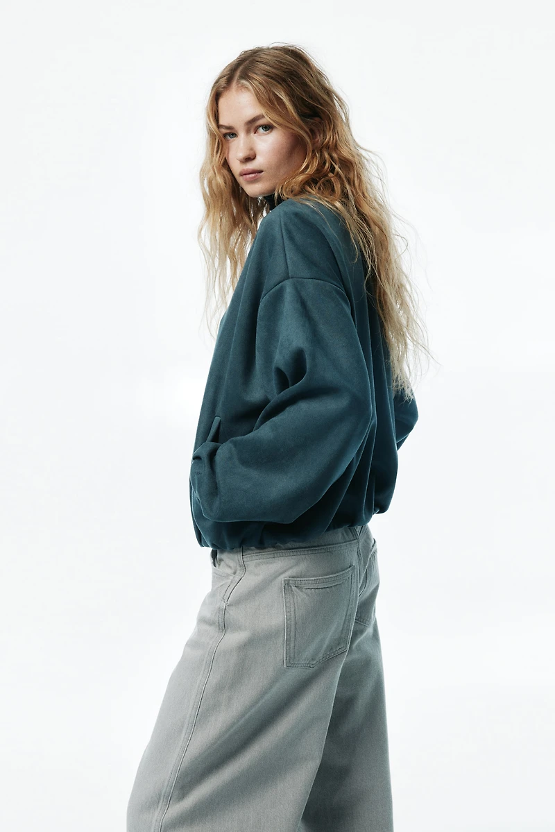 Oversized Jersey Jacket