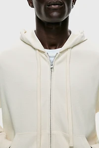 Loose-Fit Jersey Hooded Jacket