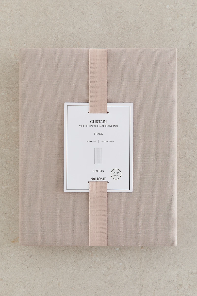 Lot de 1 rideau large