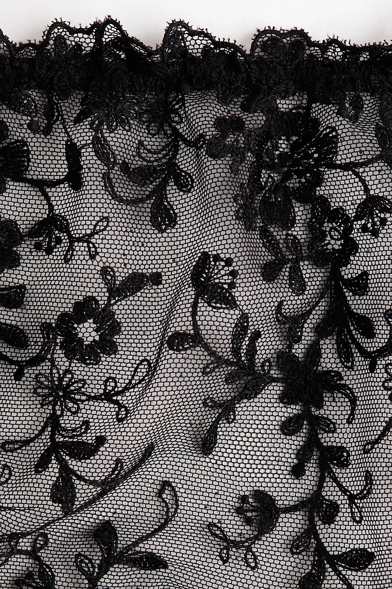 Embroidered Thong Briefs