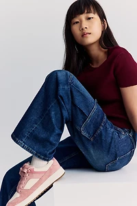 Wide Leg Cargo Jeans