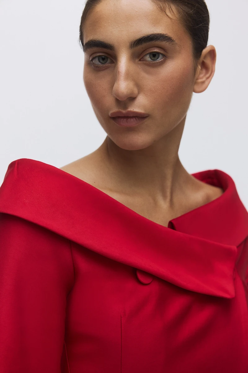 Double-Breasted Jacket Dress