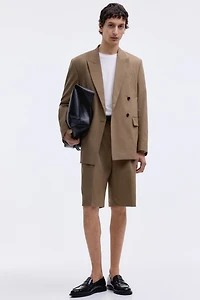 Relaxed-Fit Double-Breasted Jacket