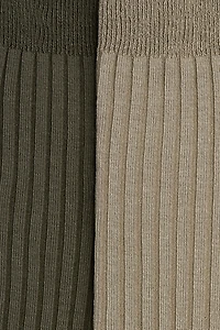 Lot de 2 paires chaussettes en viscose mélangée