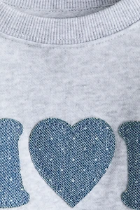 Motif-Detail Brushed-Inside Sweatshirt