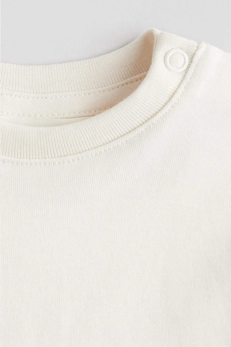 T-shirt à manches longues en coton pima
