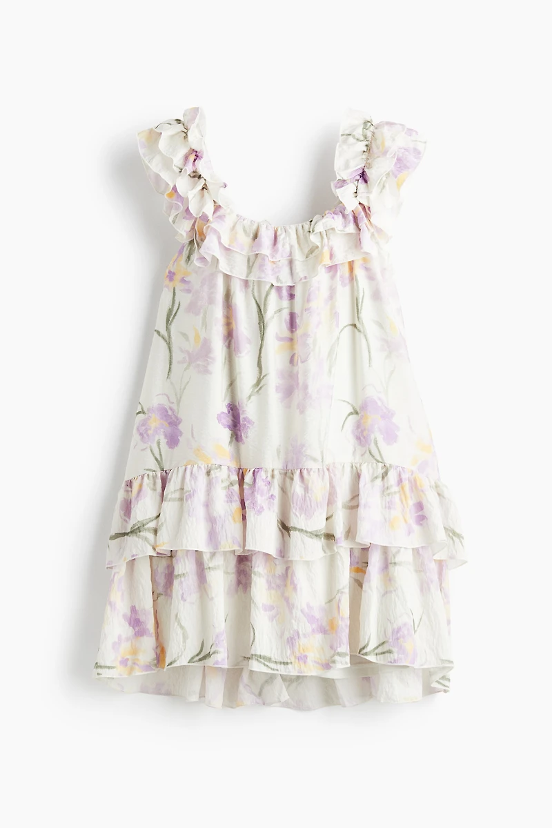 Ruffle-Trimmed Dress