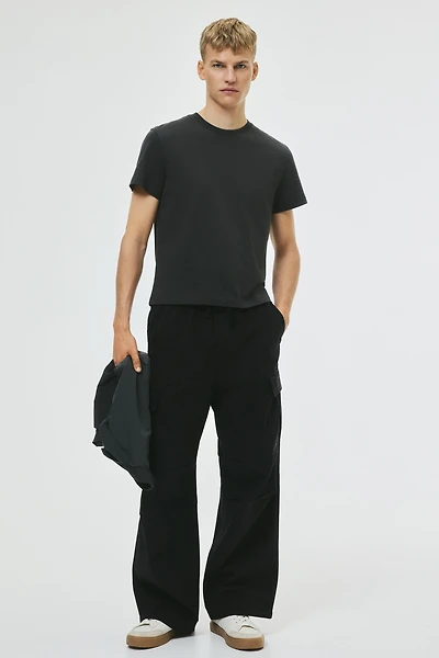 Slim-Fit Cropped T-Shirt