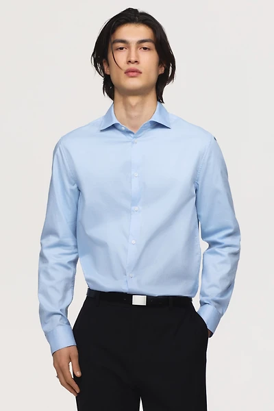Slim-Fit Cotton Shirt