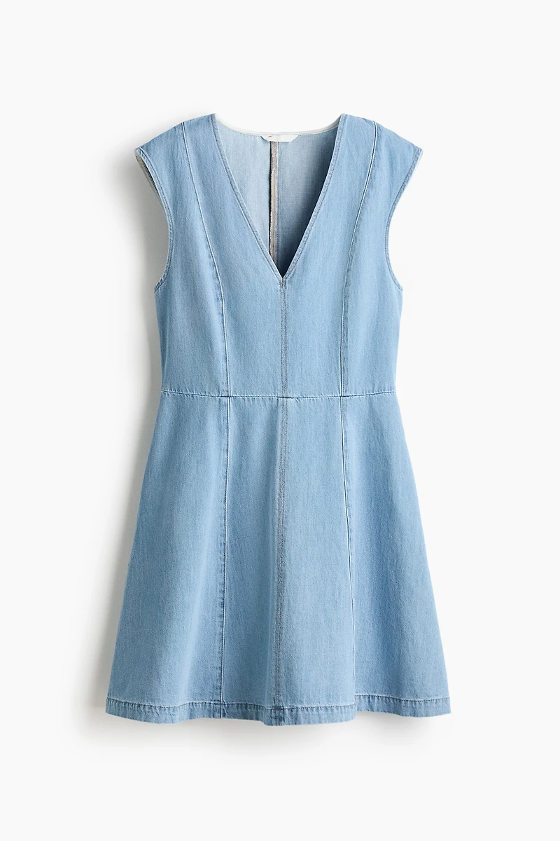Sleeveless Denim Dress
