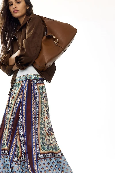 Loose-Fit Maxi Skirt