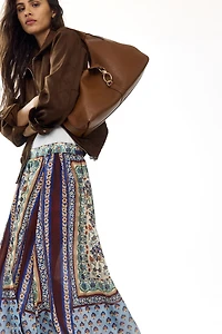 Loose-Fit Maxi Skirt