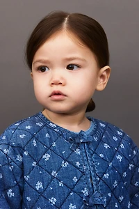 Quilted Denim Jacket