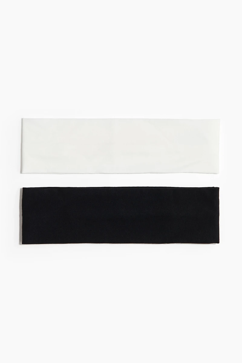 2-pack Jersey Hairbands