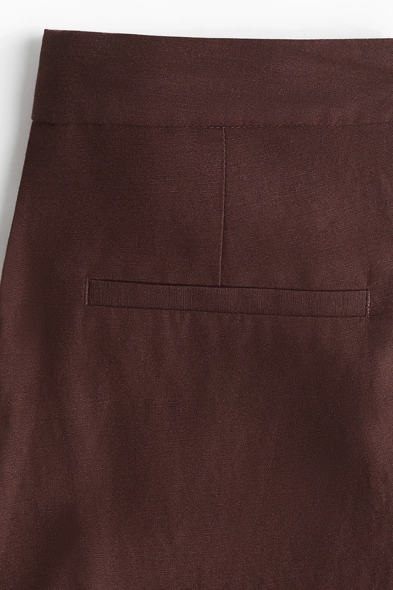 Dressy Linen-Blend Pants