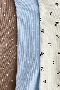 3-Pack Ribbed Bike Shorts