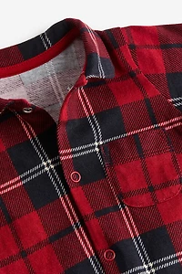 Pajama Jumpsuit with Collar
