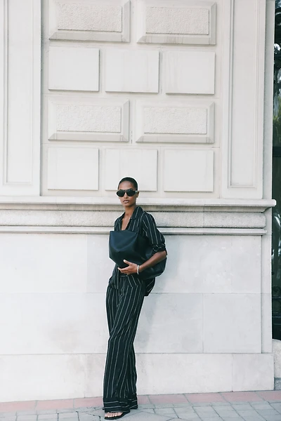 Loose-Fit Twill Pants