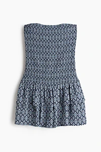 Smocked Tiered Dress