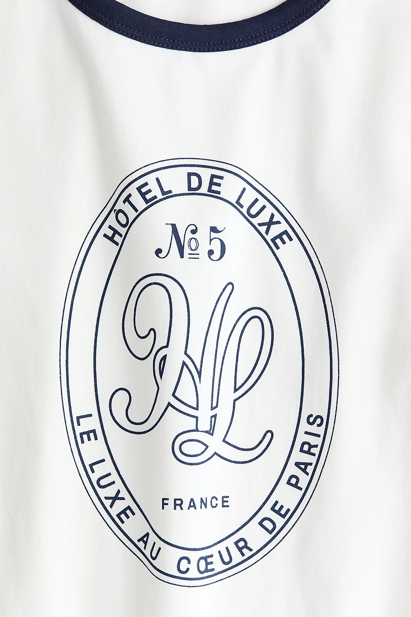Fitted Cotton T-Shirt