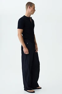 Pantalon de survêtement ample en nylon
