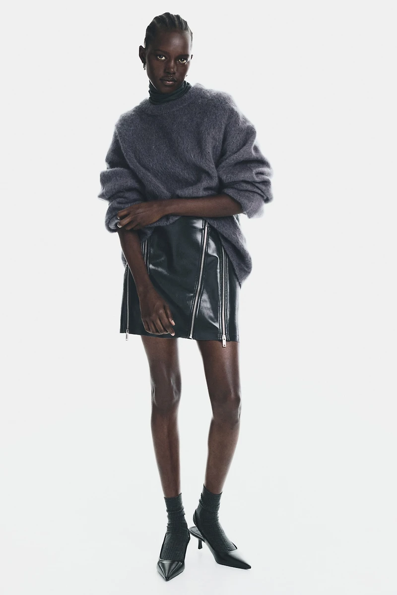 Oversized Mohair-Blend Sweater