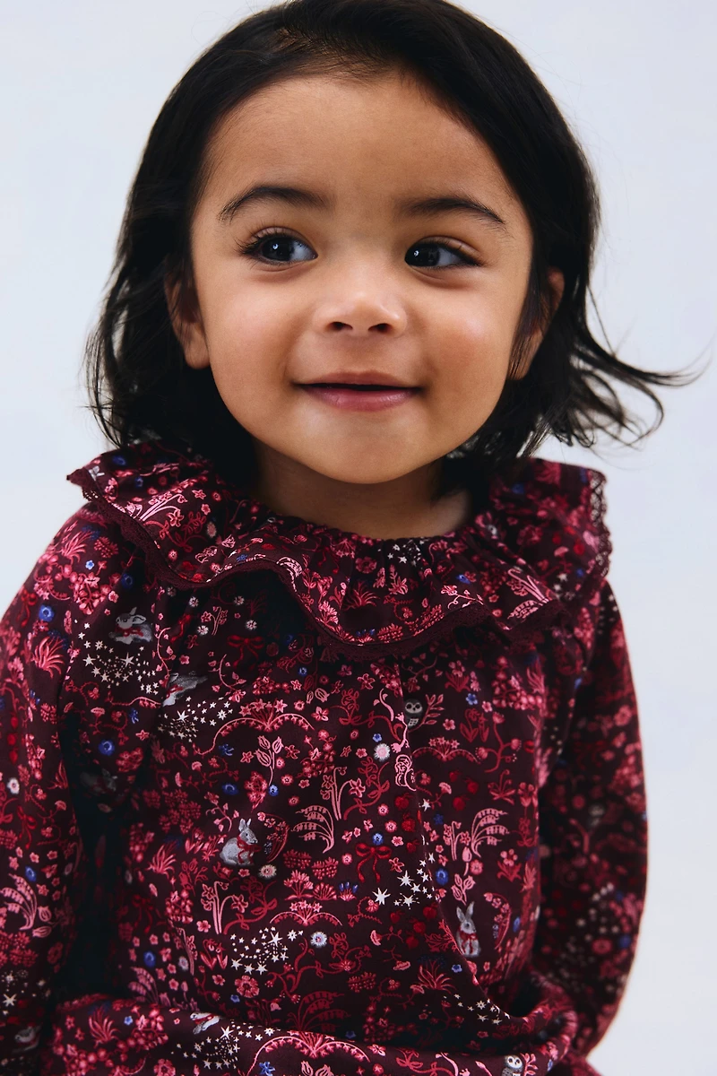 2-Piece Floral-Print Cotton Set