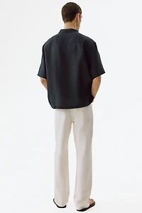 Relaxed-Fit Linen Resort Shirt