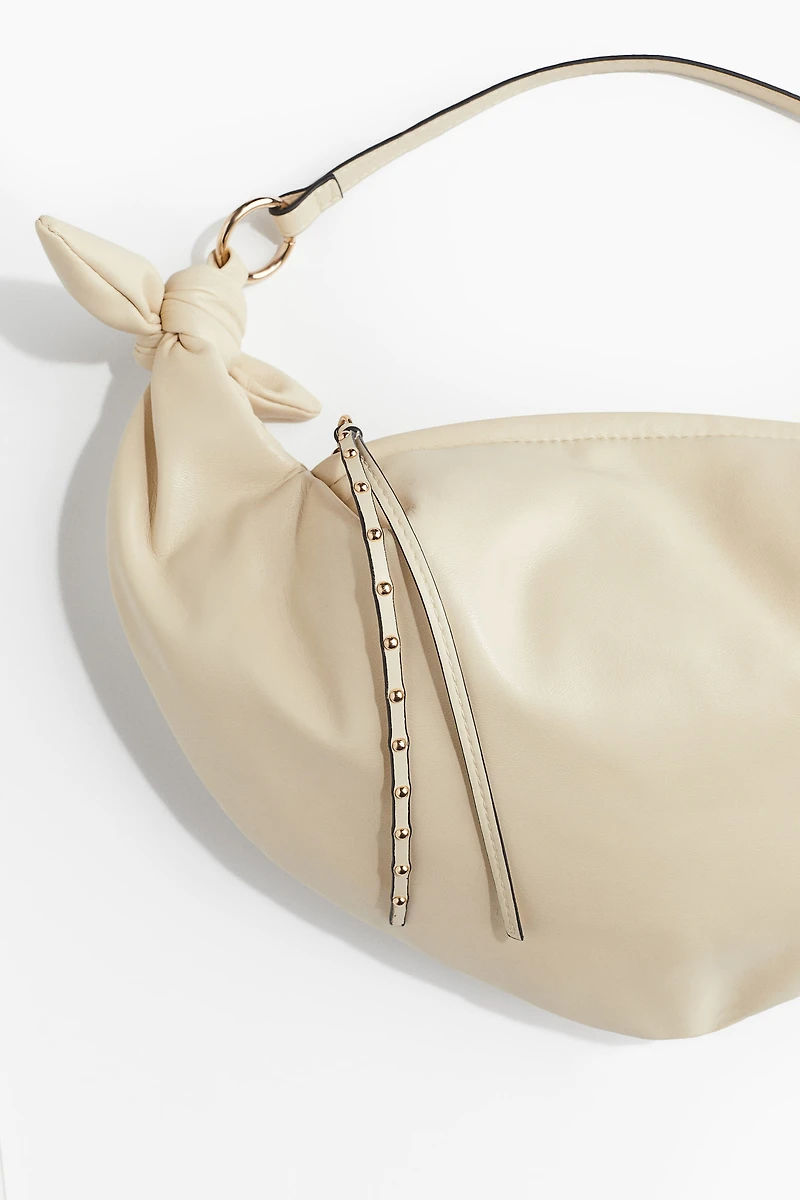 Sac à bandoulière avec détails noués