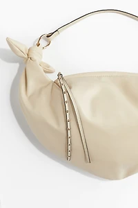Sac à bandoulière avec détails noués