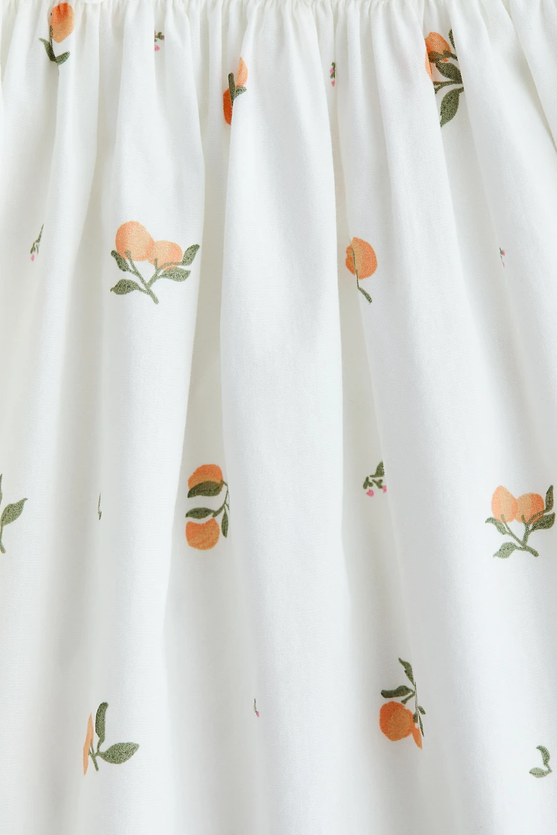 Robe en coton imprimé