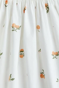 Robe en coton imprimé