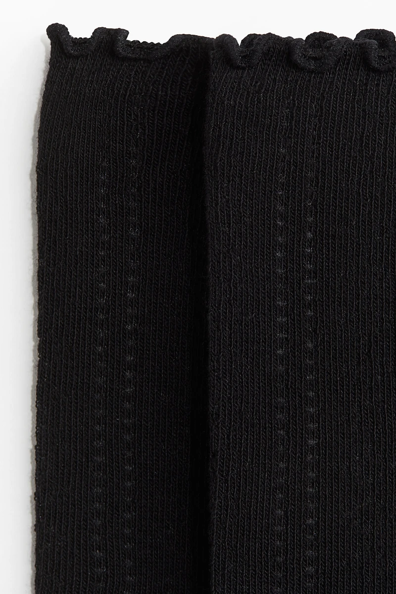 3-pack Pointelle-Knit Socks