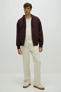 Oversized-Fit Hooded Jacket